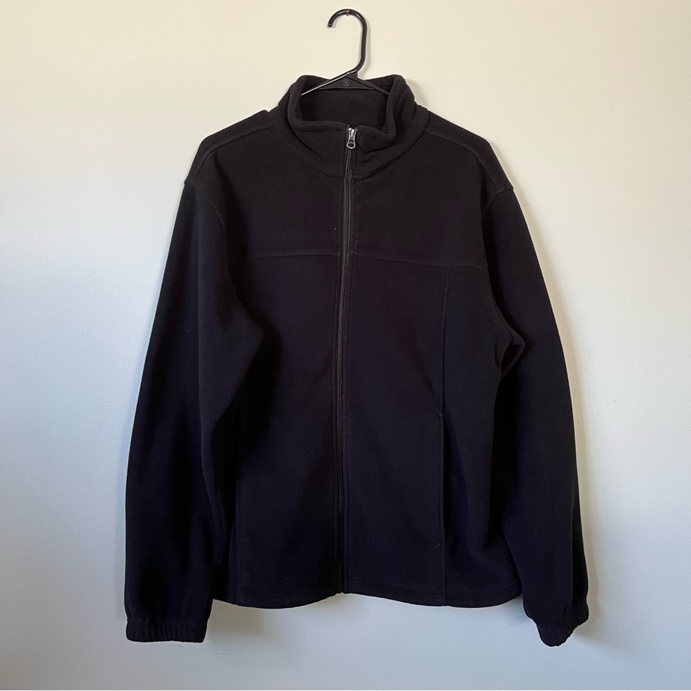 Bass Pro Shops- Men's Black Full-Zip Sweater